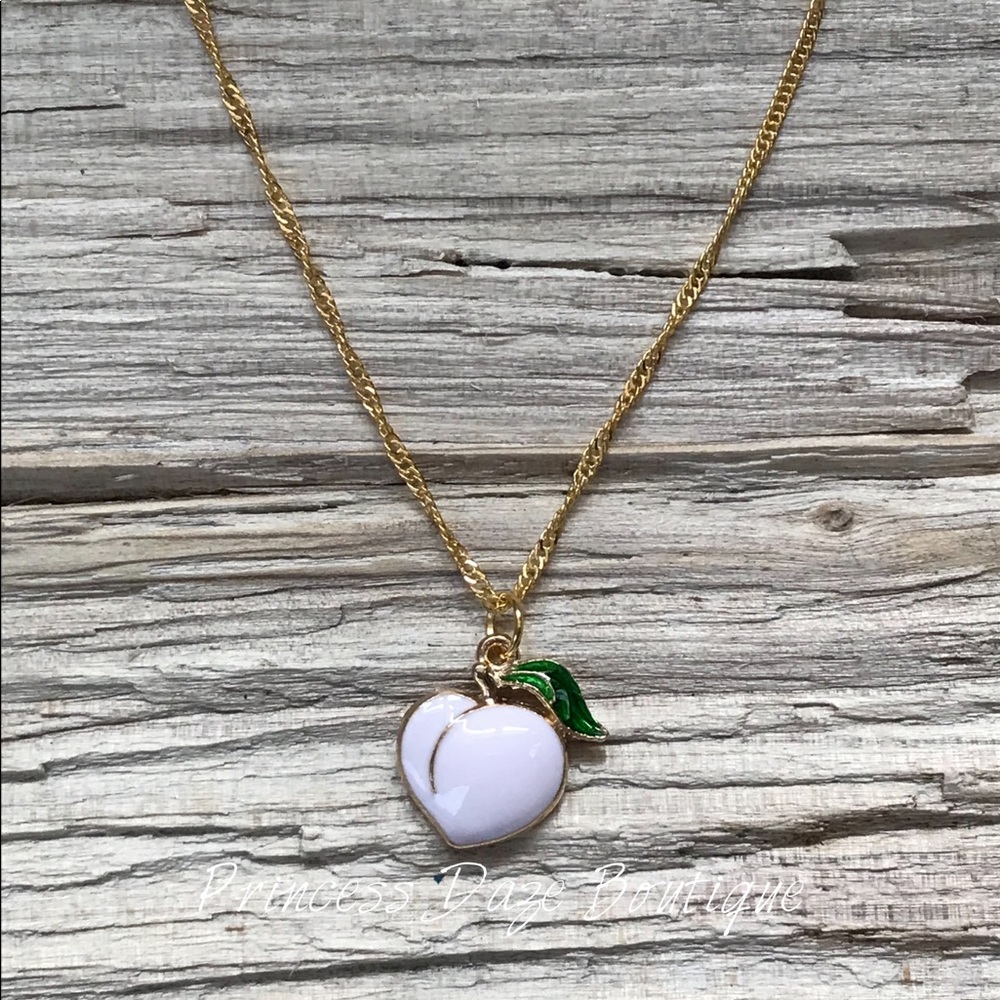 Gold Peach‎ Necklace
